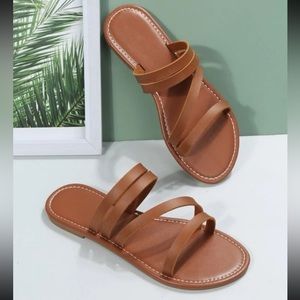 Womens brown sandals size 7.5